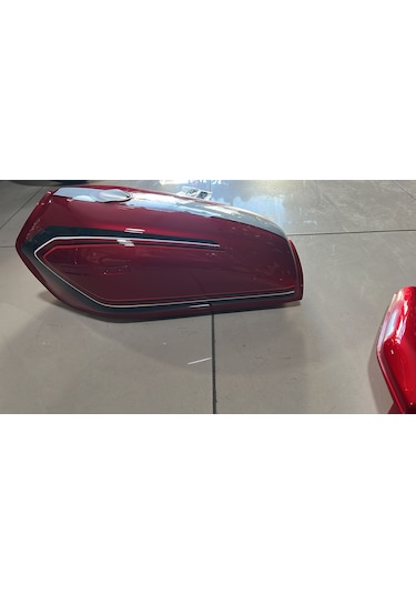 Cg Benzin Deposu Şeritli Kırmızı Büyük