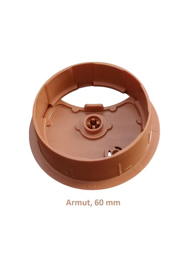 Adilon Masa Üstü Kablo Kanalı Deliği Kapağı Armut Masa Kapağı 6 Cm 5 Adet