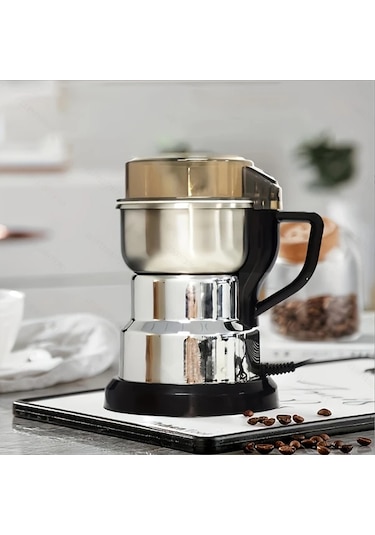 Motion003 220v Avrupa Standartlı Elektrikli Öğütücü Simli Ev Tipi Çok Amaçlı Tahıl Değirmeni Ultra İnce Kahve Çekirdeği Öğütücü Baharat Ve Kuruyemişler İçin Küçük Kırıcı Simli