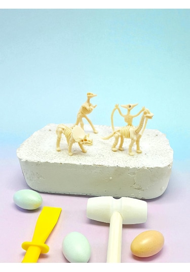 Dinazor Fosil Kazı Seti Ve Dinazor Boyama Seti Bir Arada ...