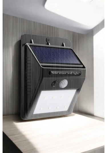Solar Lamba Giriş, Bahçe Yol Avlu Hareket Sensörlü Led Parlak Gec