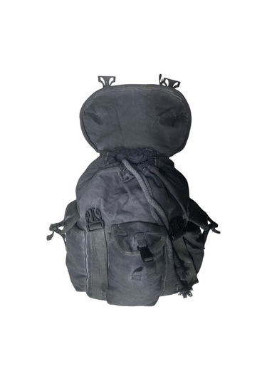 Kaliteli Tek Gözlü Vintage Disayn Unisex Sırt Günlük Okul Gezi Kamp Trekking Çantası Kc Ahtapot Bag Gri - Kırmızı