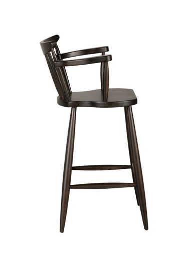 Hudson Ahşap Bar Sandalyesi Kahverengi