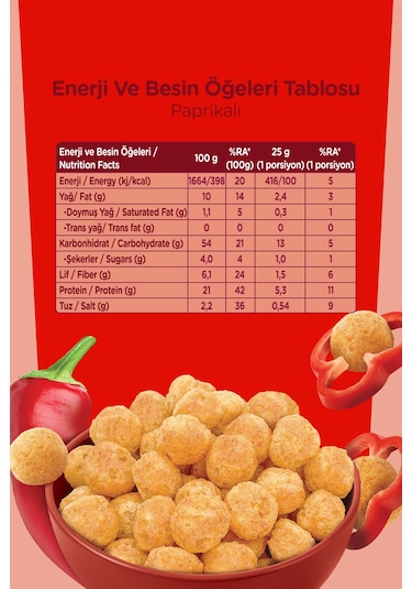 Nohut Cipsi - Paprika 50 G X 3 Adet
