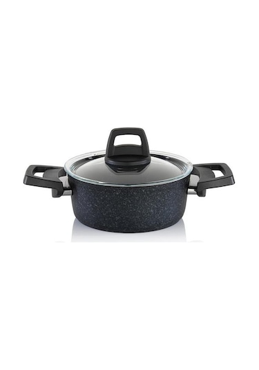 Schafer Dark Storm Tencere Seti 12 Parça-siyah Siyah