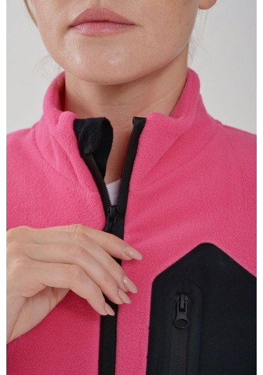 Exuma Kadın Tam Fermuarlı Polar 2322003-662-pınk