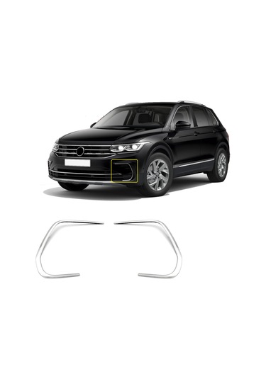 Nova Krom Vw Tiguan Krom Sis Çerçevesi 2 Prç. 2020 Üzeri