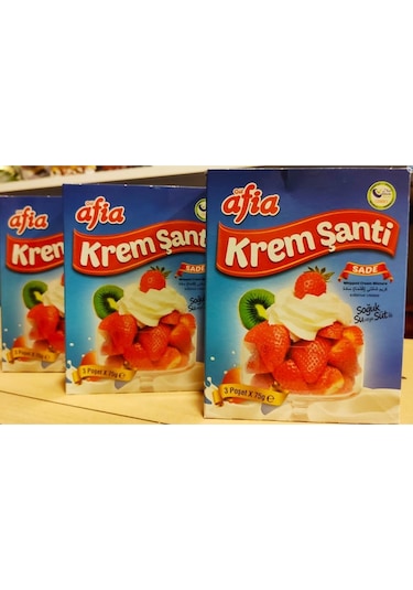 Sade Krem Şanti 3 Ad. 75 Gr. 225 Gr 3 Adet Gimdes Sertifikalı