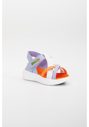 Şirinbebe Şiringenç Yüz Direkli Çapraz Bantlı Ortopedik Lila Kız Bebek Kız Çocuk Sandalet-3094-lila Lila