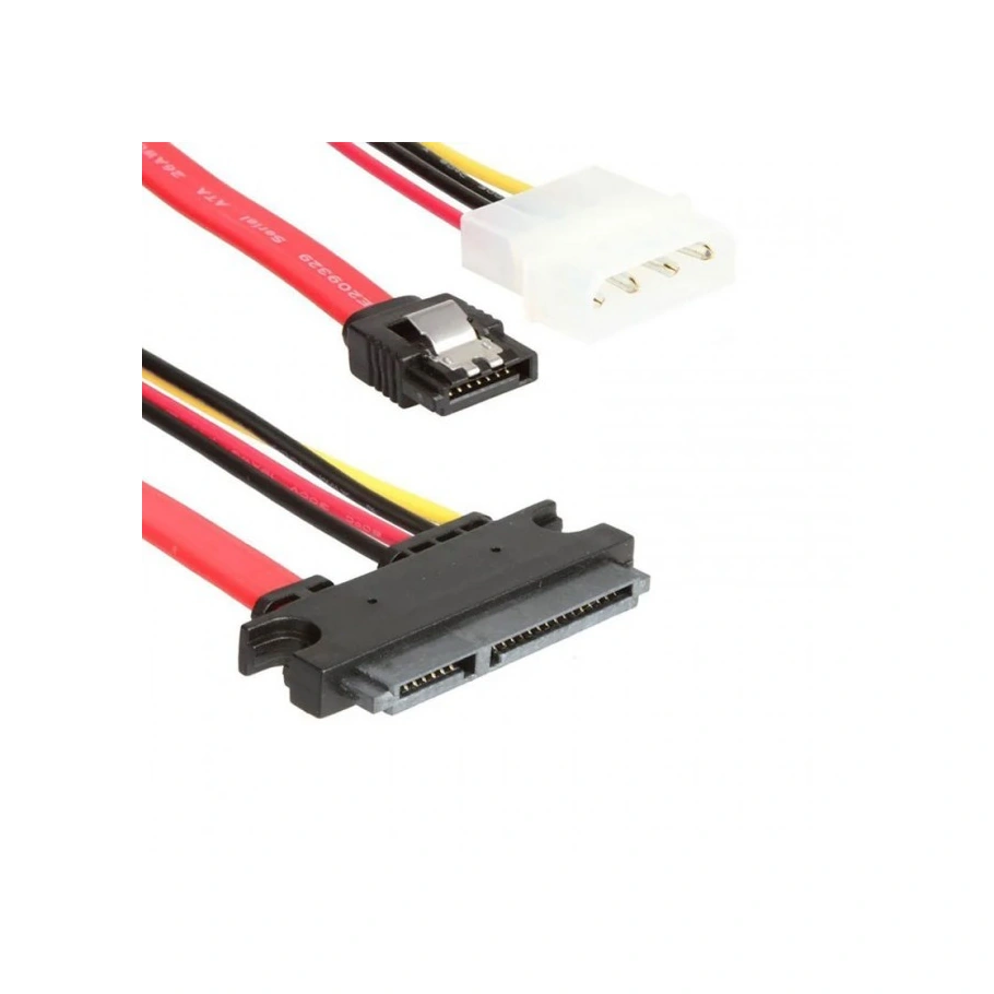 Sata Data15+7 Pin To 7pin Sata 4 Pin Ide Molex Power Kablosu 90cm