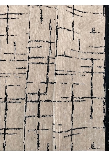 Çam Halı Bodrum Bdrr 119 Bej Özel Latex Kaymaz Tabanlı Kilim