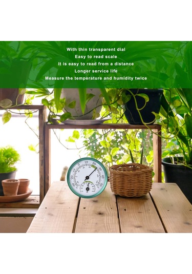 Higrometre, İç Mekan Termometresi, Nem Ölçer, Duvara Asılabilir,