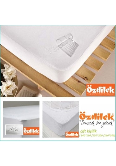 Özdilek Fitted Lastikli 120 X 200 Cm Sıvı Geçirmez Alez Yatak Kor