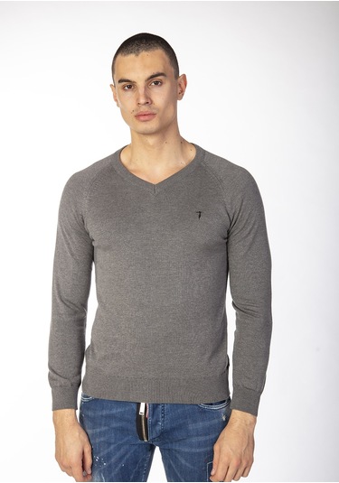 Trussardi Erkek Kazak  TRRD003780 Gri