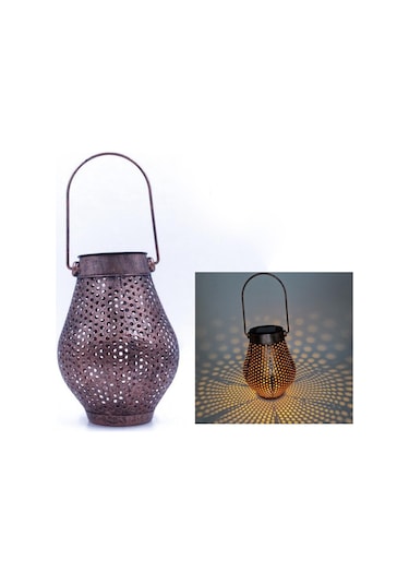 Homyl Yard Ağacı Avlu Çit Bahçe Için Led Asılı Güneş Fener Açık Mor