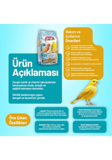 Kanarya Yemi 500 G - 12 Adet