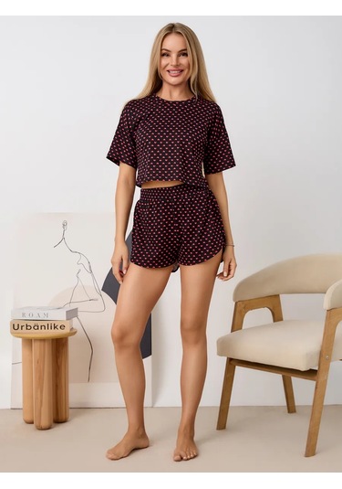 Deby Do Pantolonlu Pamuklu Pijama 445973806 Siyah