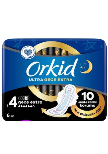 Orkid Ped Ultra Tekli Gece Extra 6'lı