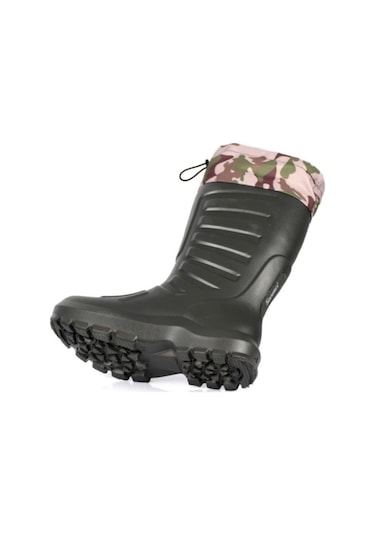 Sonimix Kauçuk Avcı Çizme Termal Çoraplı Boğazlı Poli Erkek Çizme