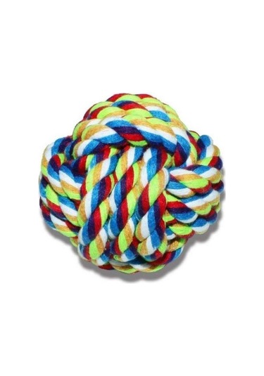 Nunbell İp Stres Topu Köpek Oyuncağı 8 Cm