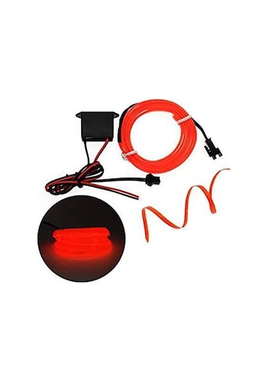 Fiat Punto Kırmızı 2 Metre Neon Ip Torpido Fitili Oto Şerit Led