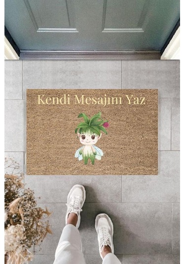 Dijital Baskı Kişiye Özel İç Kapı Dekorasyon Paspas Ps11195