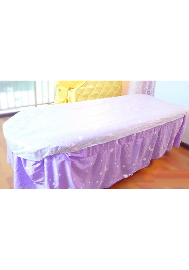 Homyl 10 Parça Dokunmamış Tek Kullanımlık Masaj Masa Beyaz