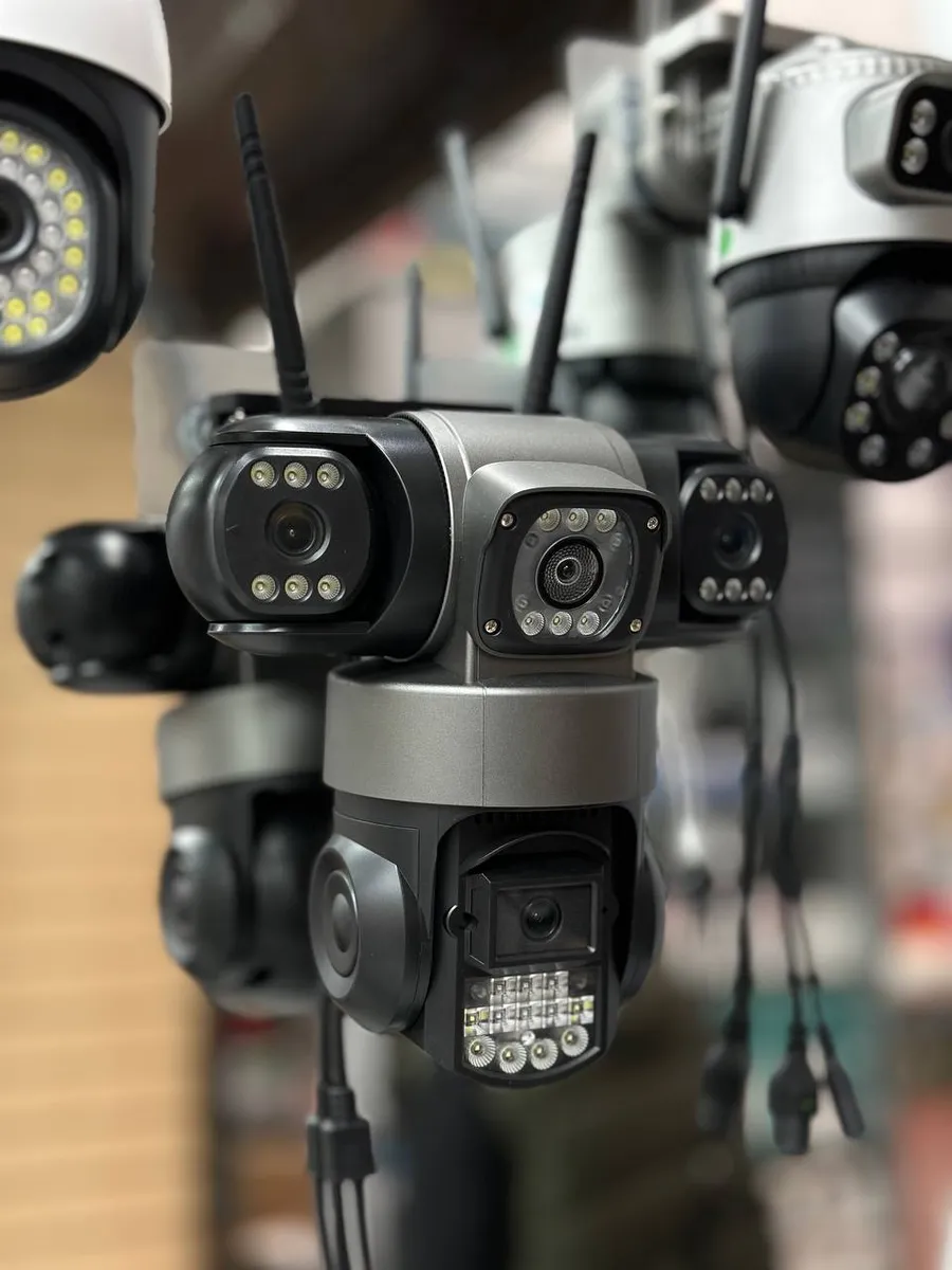 6mp Üçlü Lens 4g Sım Kartlı Ptz Kamera: 360 Dönebilen Panoramik, 7/24 Kesintisiz Kayıt, Hareket Algılama Ve Sesli Alarm, Gece Görüş, Su Geçirmez