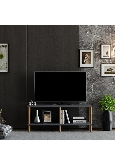 Tv Sehpası Şota Antrasit 90 Cm