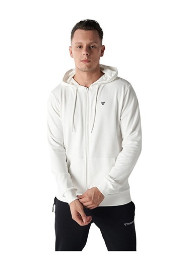 Hummel Hmlt-ıc Icona Zıp Hoodıe Erkek Günlük Sweatshirts 921836-9003 Beyaz 921836-9003 Beyaz