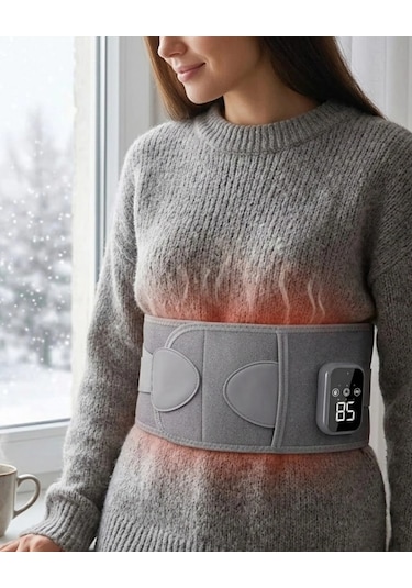3 Kademe Isıtmalı Ve Titreşimli Bel Destek Kemeri Ergonomik Tasarım