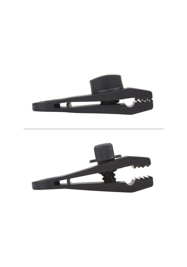 Yifomall Dış Mekan Çadır Ve Tenteği Sabitleme Seti - 10 Adet Nilon Klips, 10 Kauçuk Top Kordon Ve 10 Karabiner İle Güçlü Rüzgar Dayanımı Siyah