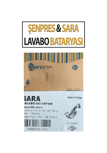 Şenprens Sara Model Lavabo Bataryası Krom