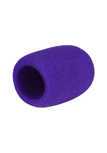 Xindoker Mor Renkli Mikrofon Muhafaza Kılıfı - Ktv Koroşet, Tekli Paketli, 76mm Yükseklik, Ses Kalitesi Sağlar