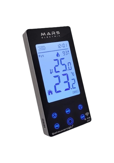 Mars S45 Nem Ölçerli Wifi Kablosuz İnternetli Akıllı Termostat