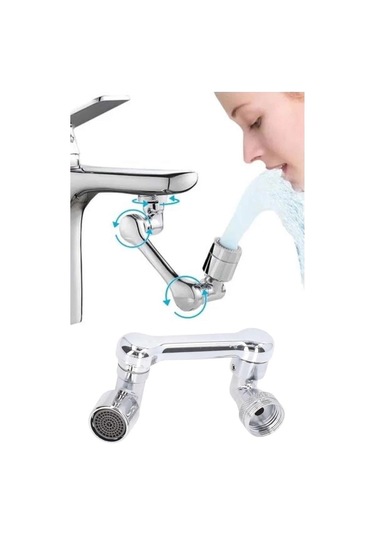 Bfs Dönebilen Musluk Başlığı Akrobat Mutfak Banyo Musluk Ucu Başlığı Oynar Başlıklı Çok Renkli