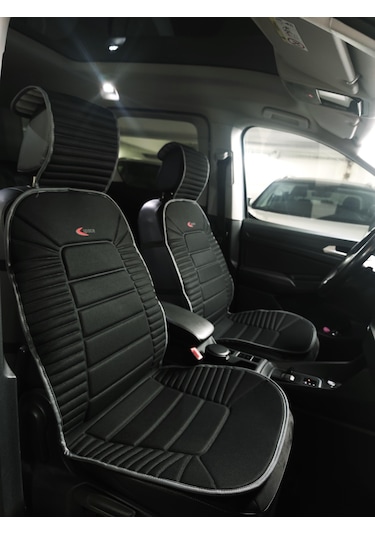 Space Oto Koltuk Minderi, Ford Araçlara Uyumlu 2'li Set Özel Tasarım Minder Premium 001