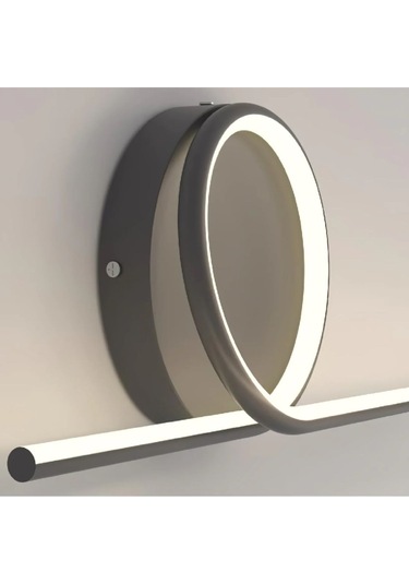 Santa Ana / Aplik / 80 Cm / 3 Renk Işık / Antrasit Gövde Antrasit