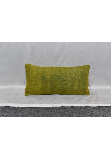 Zehra Abla Halı Yeni El Dokuma Dekoratif Lumbar Kilim Kırlent Yastık Kılıfı 6652 Çok Renkli