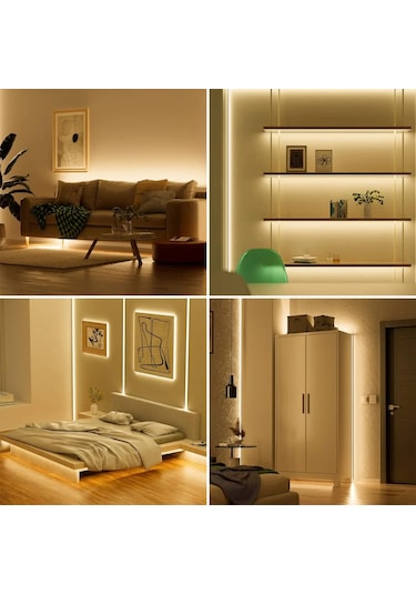 Forlife 320 Ledli 12 Volt İç Mekan Cob Şerit Led 5 Metre Günışığı