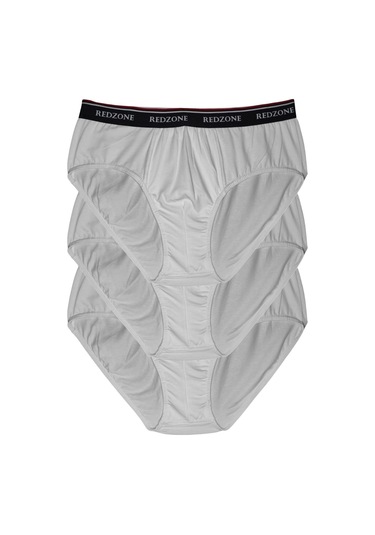 3'lü Paket Erkek Büyük Beden 105-180 Kilo Arası İçin Uygun Rahat Kalıp Redzone Likralı Slip Beyaz