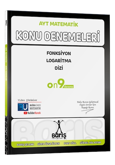 Barış Ayt Matematik Fonksiyon Logaritma Dizi Konu Denemeleri