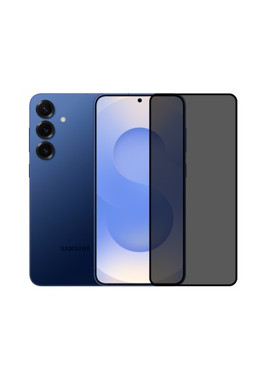 Safeus Tam Kaplayan Hayalet Parmak İzi Bırakmayan Safir Ekran Koruyucu Cam , Samsung S25 İle Uyumlu