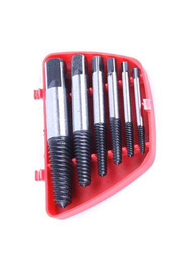 6 Adet/takım Vida Çıkarıcı Tırtıklı Dişli Kare Kafa