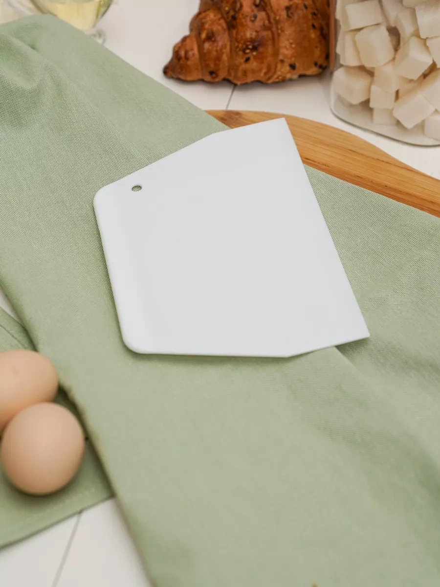 Topichome Hamur İçin Plastik Pasta Spatulası 13,5 Cm 47443337 Beyaz