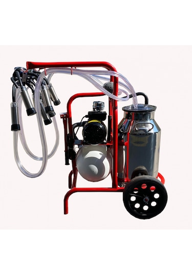 Sezer  Pls 2/1 Çift Sağım Çelik Güğüm Süt Sağım Makinesi