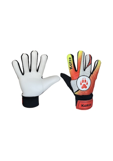 Katze Training Kaleci Eldiveni Kırmızı - Beyaz