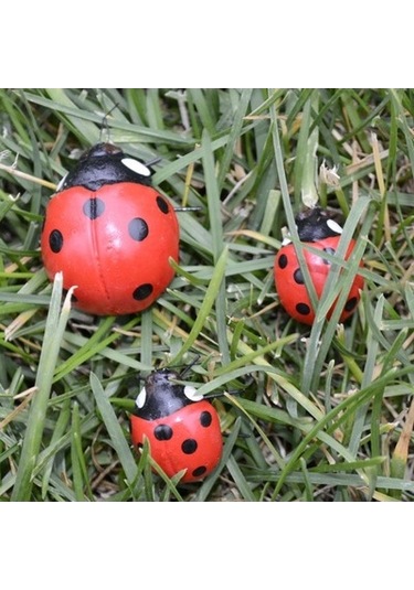 Lijinxu Magideal Gerçekçi Böcek Pot Askıları Dolabı Uğur-böceği