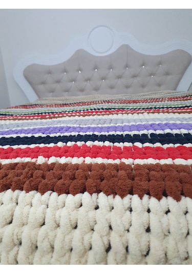 Palm Puffy Çift Kişilik Battaniye -