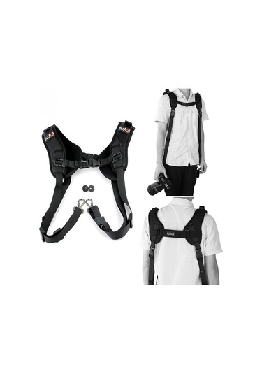 Focus F1 Çift Çift Kamera Omuz Askısı Hızlı Hızlı Sling Kamera Kemer Ayarı Dijital Dslr Fotoğraf Makinesi İçin